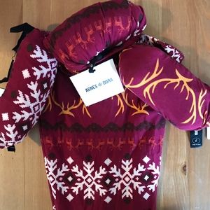 A & D leggings Holiday reindeer snowflakes